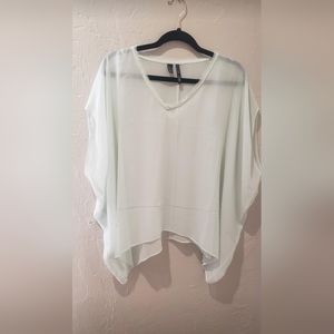 Mango sheer top. Size small. NwoT.